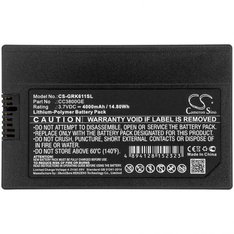 Battery for appareil de mesure ge druck dpi 612