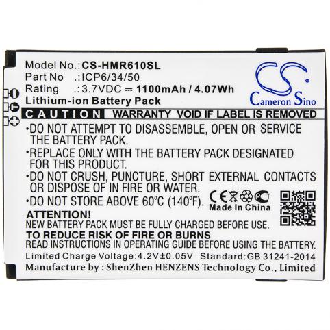 Battery  humanware icp6 34 50 smartview versa