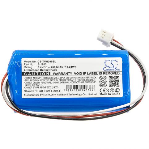 Battery for appareil de mesure televes h30flex