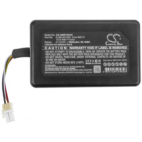 Dj96 00193e powerbot r7040 battery vacuum cleaner samsung