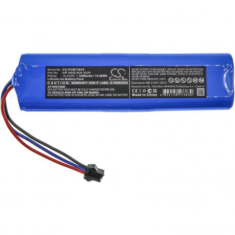 Battery for vacuum cleaner ultenic t10
