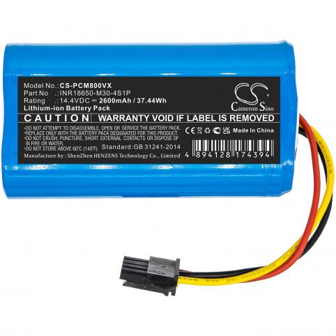 Battery  proscenic inr18650-m30-4s1p m8