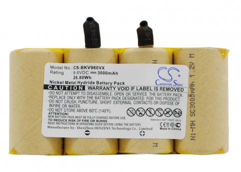 Battery vacuum cleaner black decker dv9605