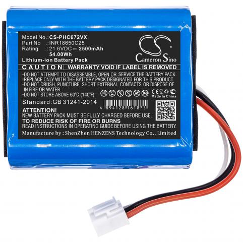 Battery vacuum cleaner philips fc6726 01