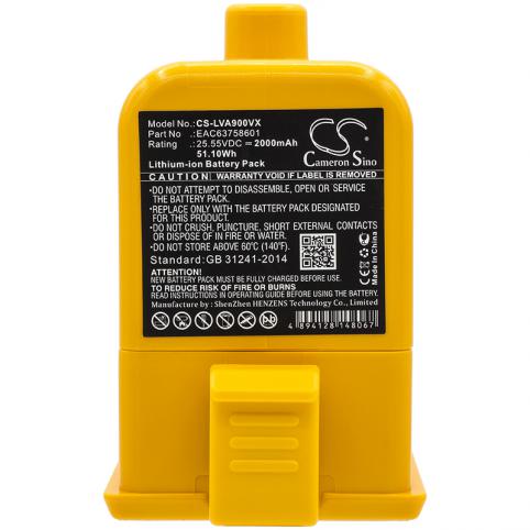 Battery vacuum cleaner lg a9multi