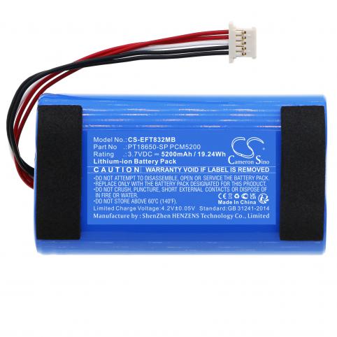 Battery  eufy pt18650-sp pcm5200 spaceview pro baby cam