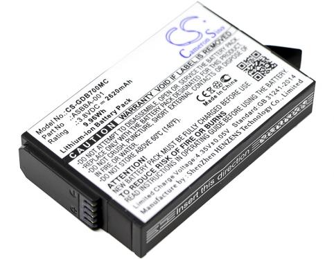 Battery camera embarked gopro fusion