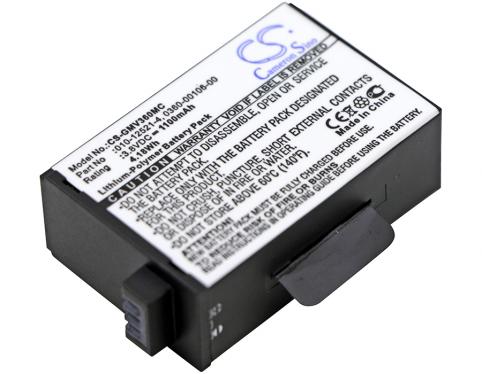 Battery camera embarked garmin virb 360