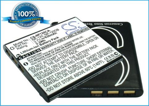 Battery  casio np 120dba
