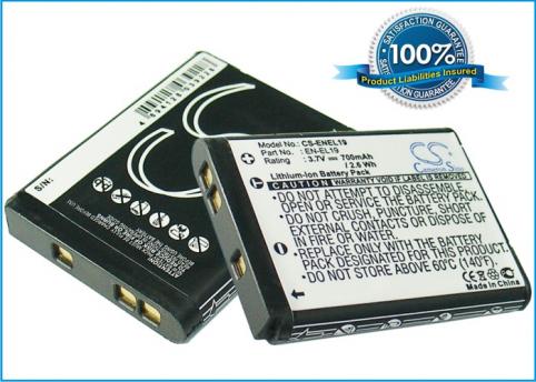 Battery for camcorder nikon coolpix s3100