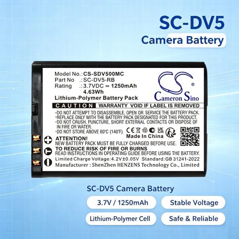 Battery camcorder patroleyes sc dv5