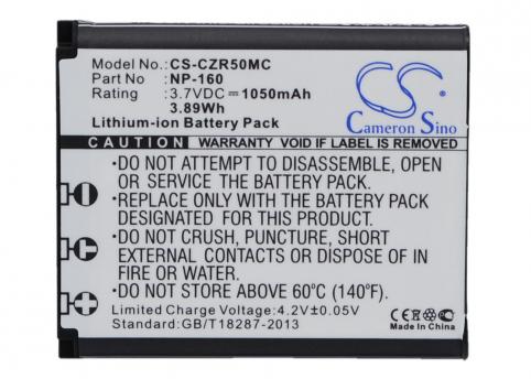 Battery  casio np-160 exilim ex-zr50