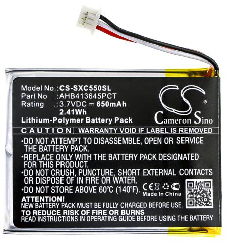 Battery helmet without fil sennheiser pxc 550