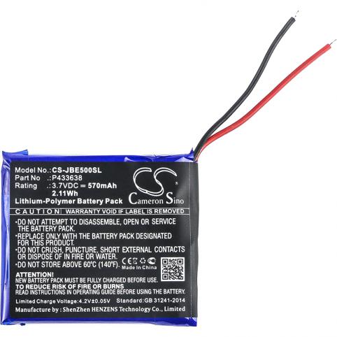 Battery  jbl p433638 synchros e50bt