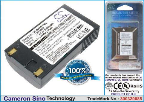 Battery  paxar haute capacitée 120095 6017 handiprinter