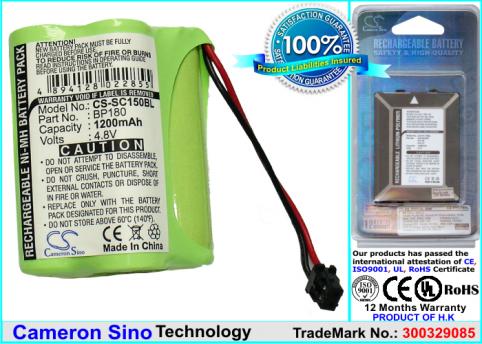 Battery  uniden bp120 bp150 bp180 bp250 bp-120 bp-180 bp-250 sc-150 sc-180 sc-20