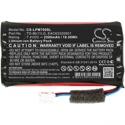 Battery  lg haute capacitée eac63320601 music flow p7