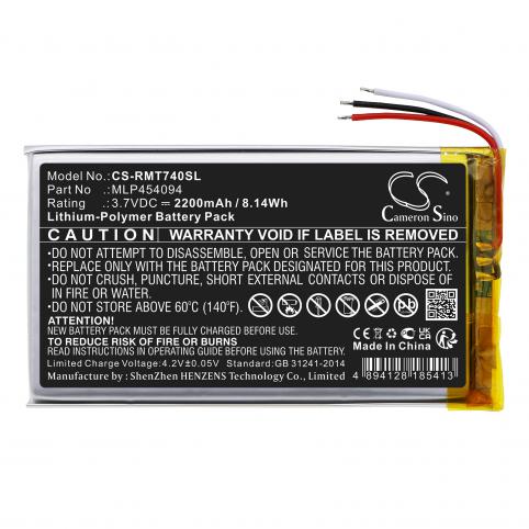 Battery  rand mcnally mlp454094 tnd-740