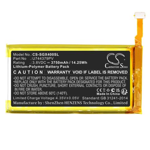 Battery  skygolf u744379pv skycaddie sx400