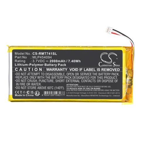 Battery gps rand mcnally tnd 740c