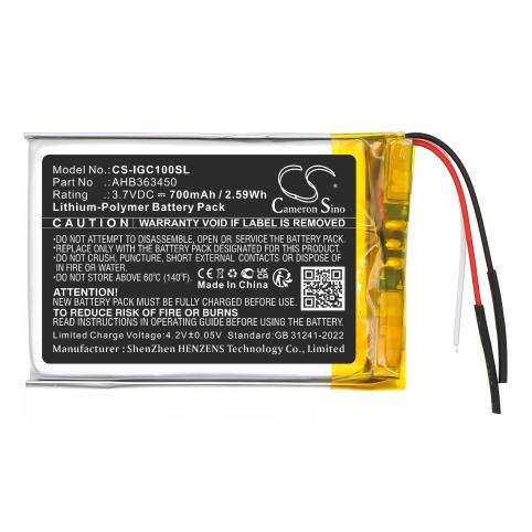 Battery gps igpsport bsc100s