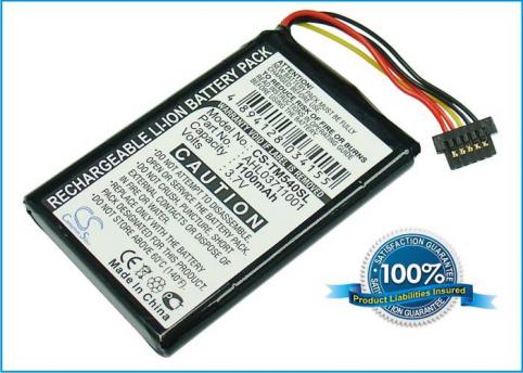 Battery gps tomtom go 540 live