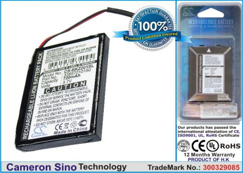 Battery gps becker traffic assist z201