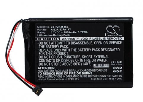 Battery  garmin ai32ai32fa14y nuvi 2539lm