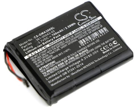 Battery  garmin 361-00043-02 approach g30