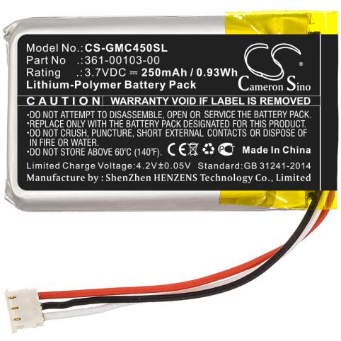 Battery  garmin 361-00103-00 dash cam 45