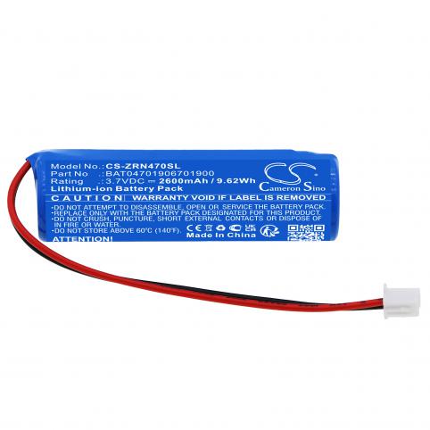 Battery for lampe torche zafferano pina pro
