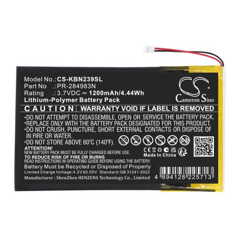 Pr 284983n clara hd n249 battery livre electronique kobo