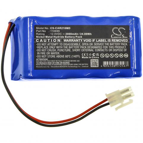Battery  cardioline 110699 ecg ar2100 view