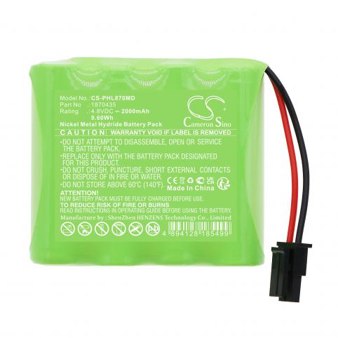Battery  philips 1870435 lifeline gosafe mobile alert system 870435