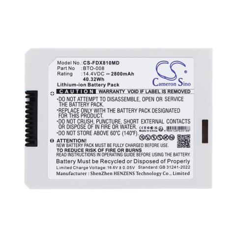 Battery  fukuda denshi bto-008 ds8100 monitor