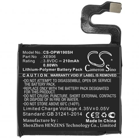 Battery  oppo xe906