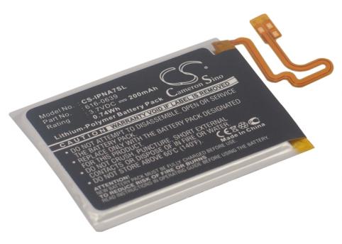 Battery drive mp3 mp4 video apple ipod nano 7th