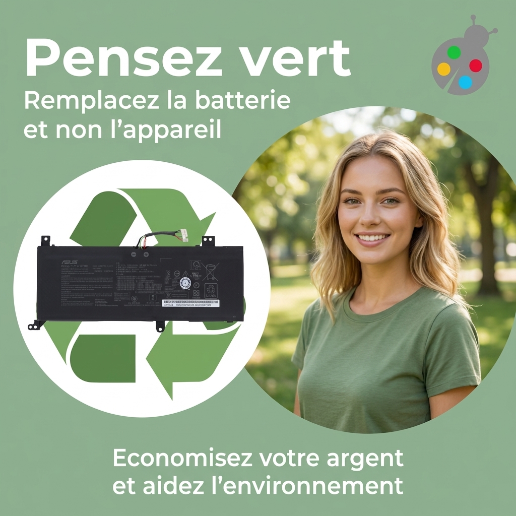 Battery laptop asus x415da