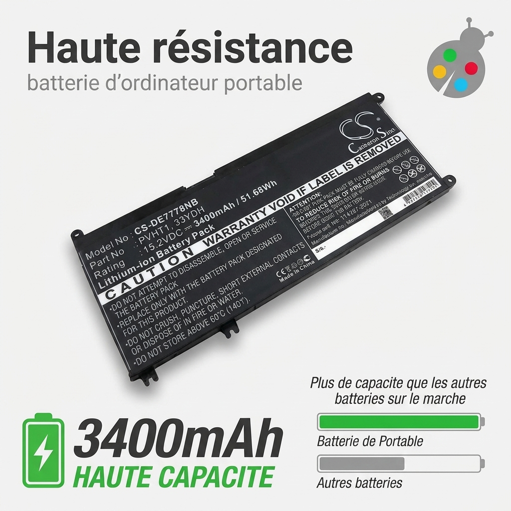 Battery laptop dell latitude 3380
