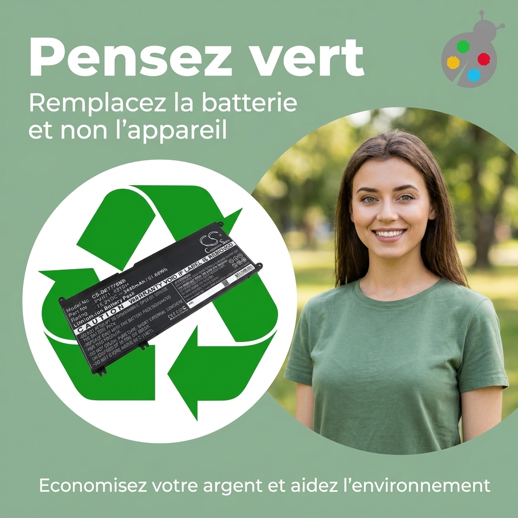 Battery laptop dell latitude 3380
