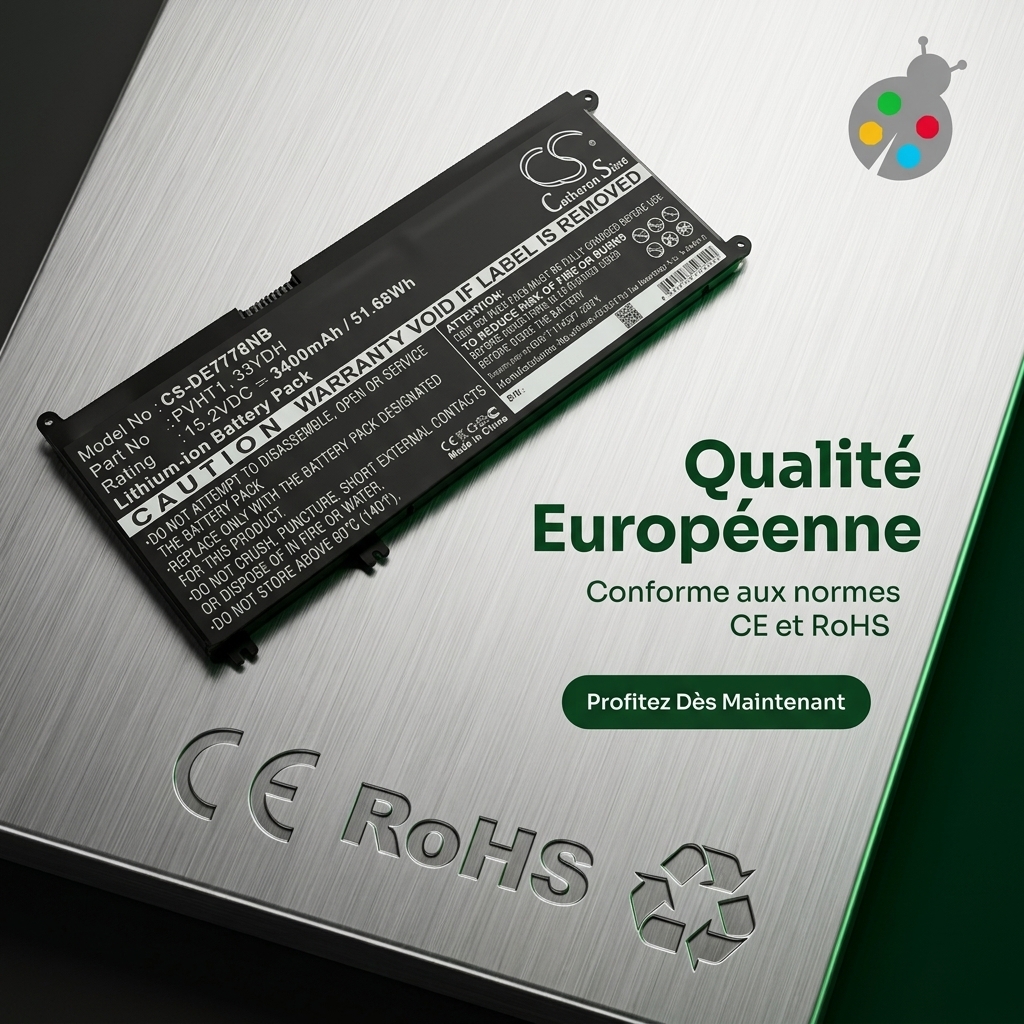 Battery laptop dell latitude 3380