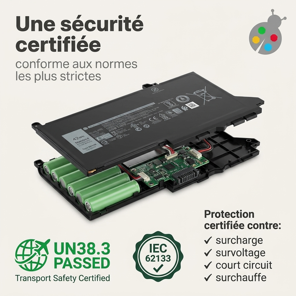 Battery laptop dell latitude 5300