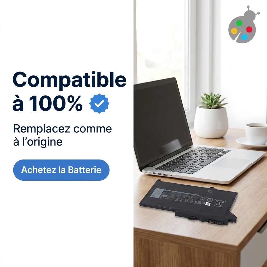 Battery laptop dell latitude 5300