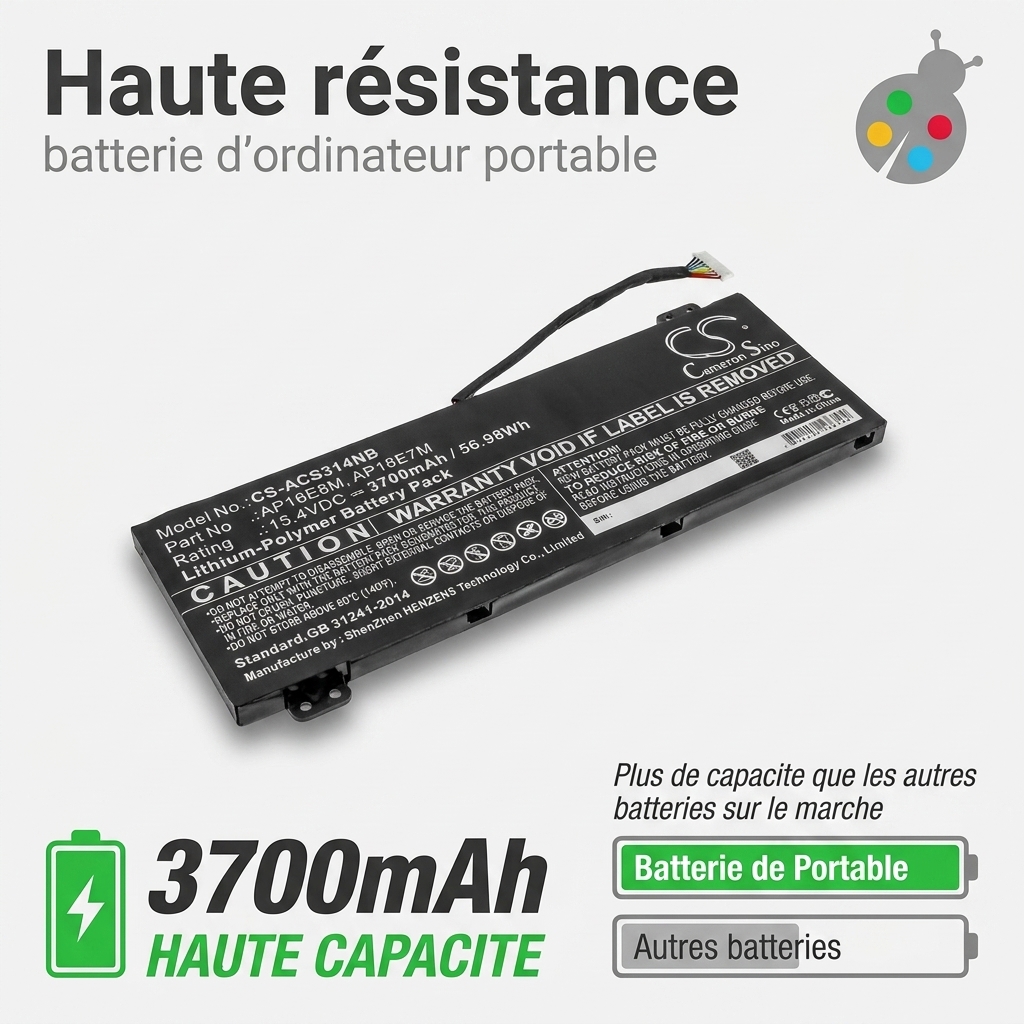 Battery laptop acer predator triton 300 pt315 51 717h