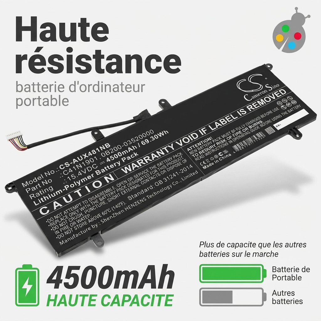 Battery laptop asus zenbook duo ux481fl