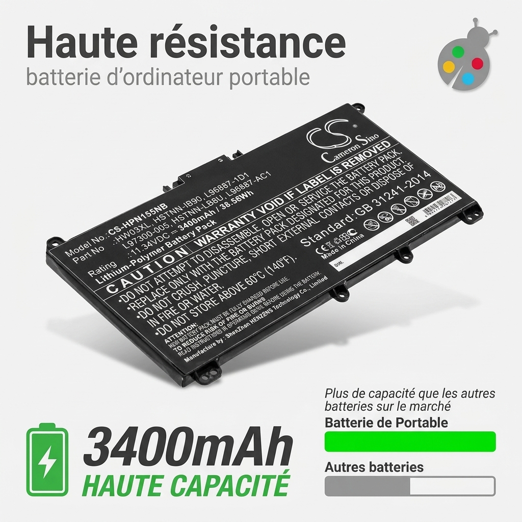 Battery laptop hp pavilion 15 eg0073cl
