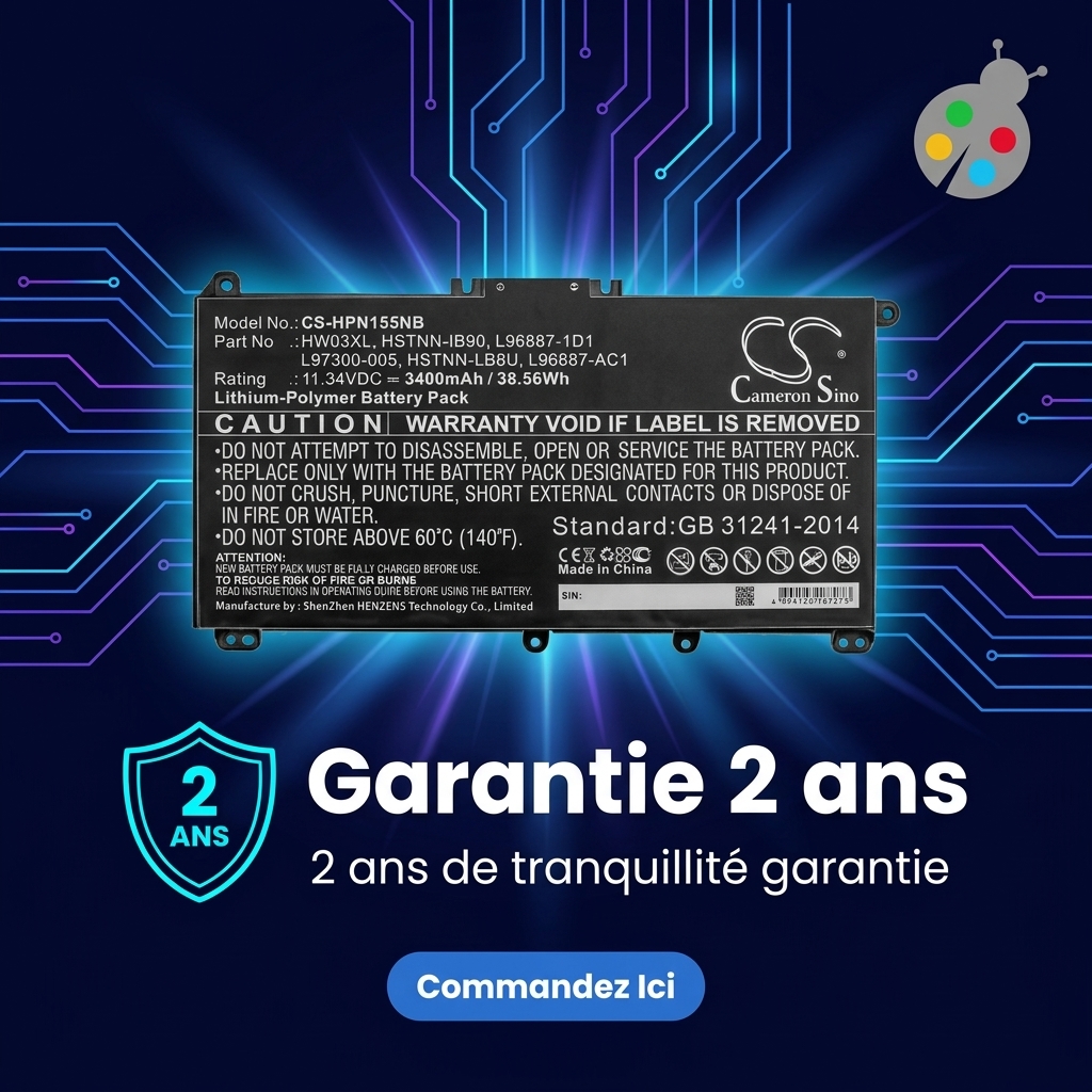 Battery laptop hp pavilion 15 eg0073cl