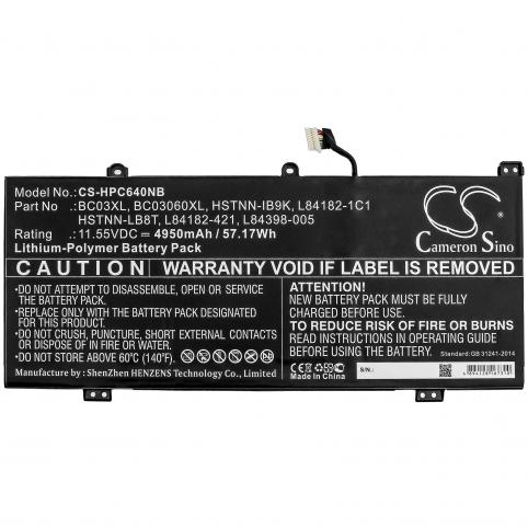 Battery  hp bc03xl