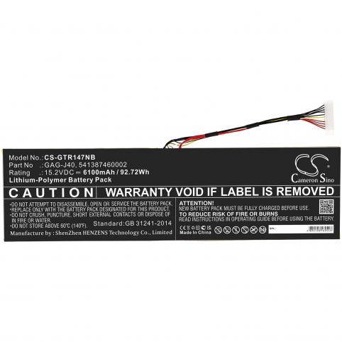 Battery laptop gigabyte aero 15 oled ya 7us5450sp