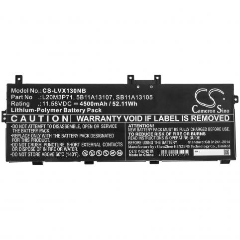 Battery for laptop lenovo thinkpad x13 yoga g2